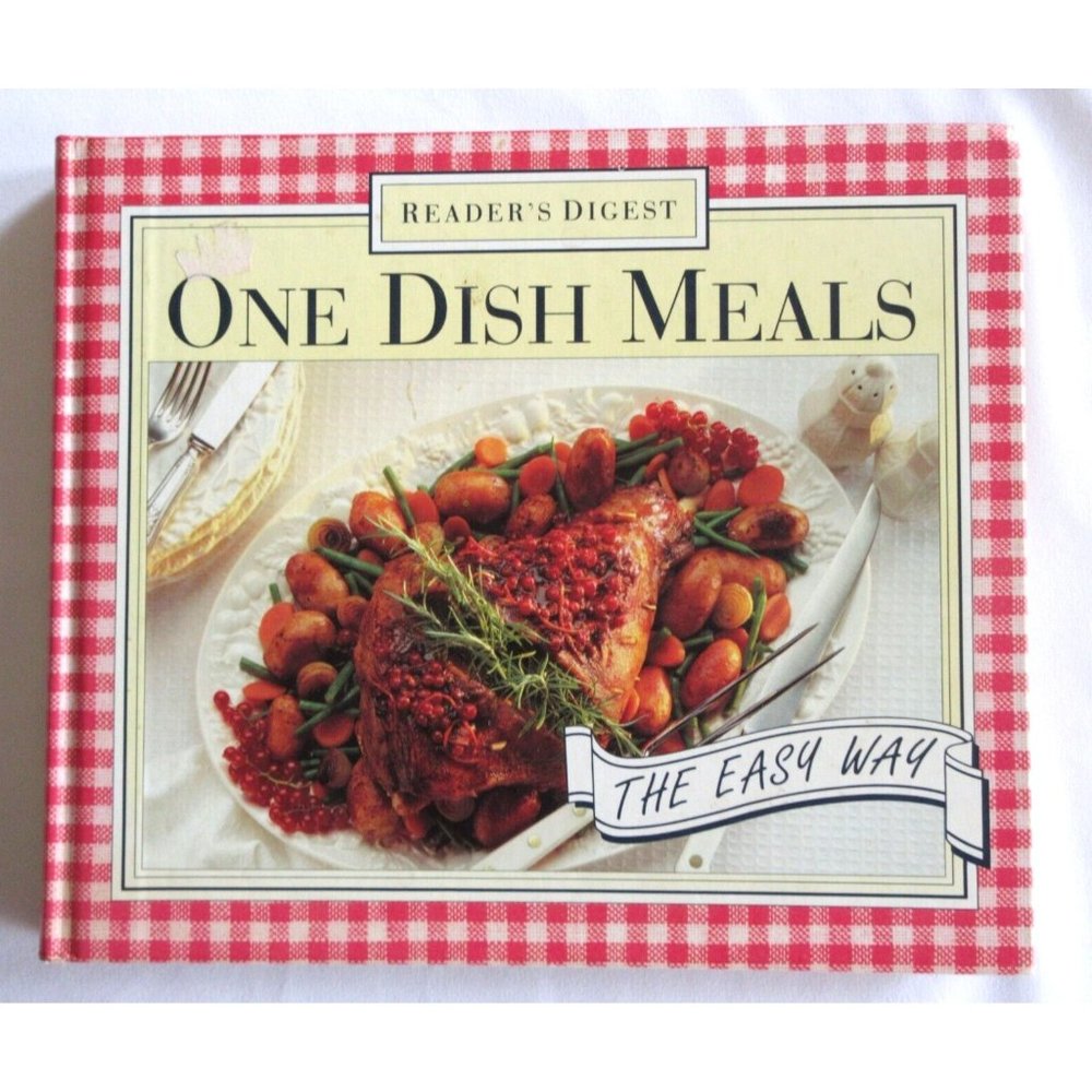 Reader's Digest "ONE DISH MEALS THE EASY WAY" Cookbook Hardcover Jan 1, 1994 New